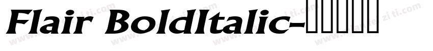 Flair BoldItalic字体转换
